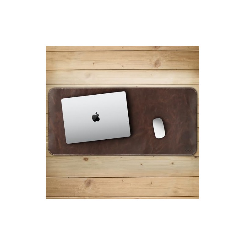 Londo Leather Tappetino per mouse in pelle - Extra Grandi