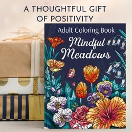 RYVE Coloring Book for Adults Relaxation - Beautiful Coloring Book to Promote Mindfulness and Relaxation - Adult Coloring Books, Stress Relief Coloring Book for Adults, Adult Coloring Book for Women