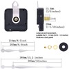 High Torque Quartz Clock Movement Kit - 12" Spade Hands,