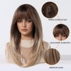 Esmee Long Straight Mixed Blonde Wigs for Women with Fringe