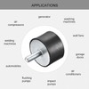 Silentblock VD, 4 Silentblock Anti-Vibration Rubber Dampeners, Anti-Vibration Rubber Insulator