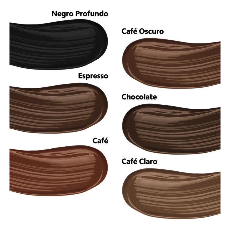 Kit Tintas Ouo Lunabel Microblading 6pzs Cejas Labios 7.5ml Color
