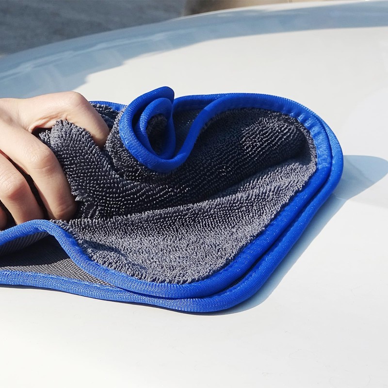 WeCar Microfiber Car Wash Towel, Super Absorbent Cleaning Wiping Dryer,