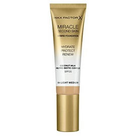Max Factor Miracle Second Skin Hydrating Foundation, Light-Medium - 30 ml