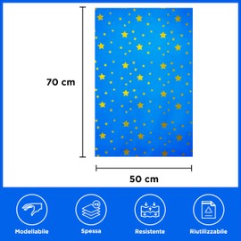 Gesar 2 Sheets 100 x 70 cm Paper Nativity Canopy - Highest Quality Paper Nativity Sky - Modelling - Background Nativity Sky - Made in Italy