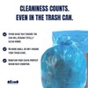 Plasticplace 95 Gallon Recycling Trash Bags, 61"W x 68"H, 1.5