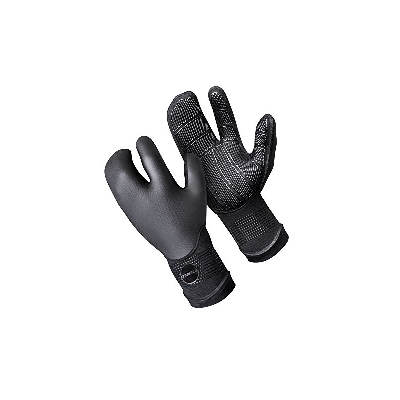 O'Neill Psycho 5MM Double Lined Neoprene Wetsuit Lobster Gloves Black