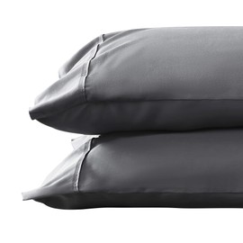 Valeron 100% Tencel Modal Sateen Woven-Luxuriously Soft, Breathable, Cooling Beech Tree Fiber-Pillowcase Set, King, Charcoal