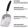 katmerio Cat Scoop, Non-Stick Cat Litter Scoop, Robust Aluminium Sieve