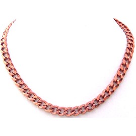 Roger Enterprises Pure Copper Link Chain Weighted 53 gms 1/4" Made in USA 18" Length Made in USA
