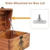 2 Pack Soft Close Toy Box Hinges for Heavy Curved,