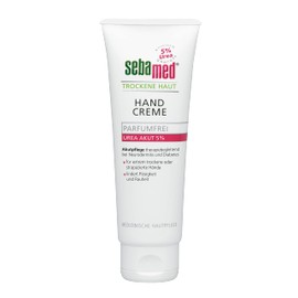 Sebamed Trockene Haut Urea Akut 5% Handcreme parfumfrei, pflegt extrem trockene und strapazierte HÃ¤nde, lindert Rissigkeit und Rauheit, 75 ml (1er Pack)