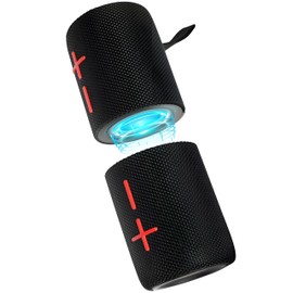 2 in 1 Magnetic Dual Splittable Bluetooth Speaker, IPX6 Waterproof Split Portable Wireless Speaker with 20W Loud Stereo Sound ,Bluetooth V5.3, 24H Playtime, Multiple pairing for Home,Outdoor or Travel