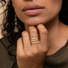 Finrezio Stackable Gold Rings for Women Non Tarnish 14K Gold
