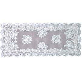 16x54 Alpine Rose White Rectangle Tablecloth
