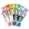 Bath salt variety 100 piece set, 20 types, large gift size, 100 pieces, 1g / 입욕제 버라이어티 100개입 세트 20종 구성 대용량 선물용, 100개, 1g