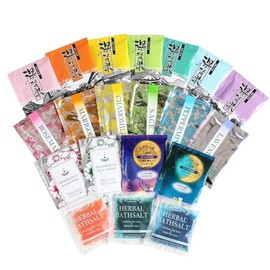 Bath salt variety 100 piece set, 20 types, large gift size, 100 pieces, 1g / 입욕제 버라이어티 100개입 세트 20종 구성 대용량 선물용, 100개, 1g