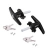Motoforti Universal Truck Cap Locking, Car Accessories, Metal, Black, 2