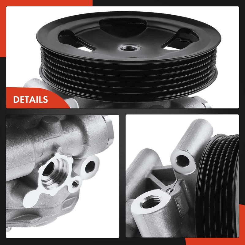 A-Premium Power Steering Pump, with Pulley, Compatible with Mercury Milan