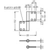 Best 195 a noiceless Flag Hinges, Hairline 0150 – 053 