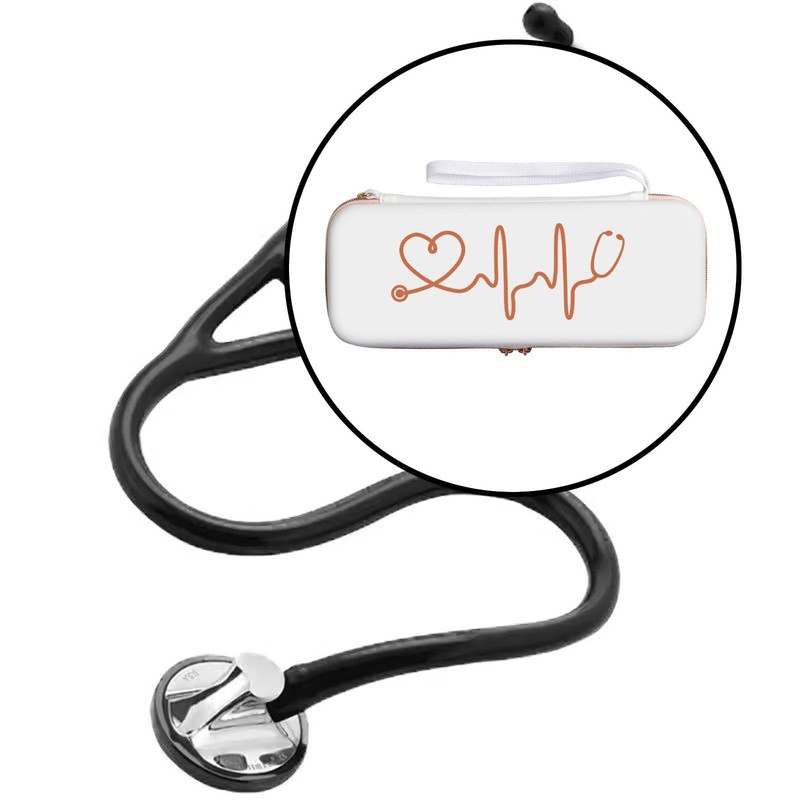 perfeclan Stethoscope Carrying Case Storage Box Portable, Wear Resistant, with