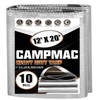CAMPMAC Tarps Heavy Duty Waterproof 12x20 Ft, 10 Mil Thick,
