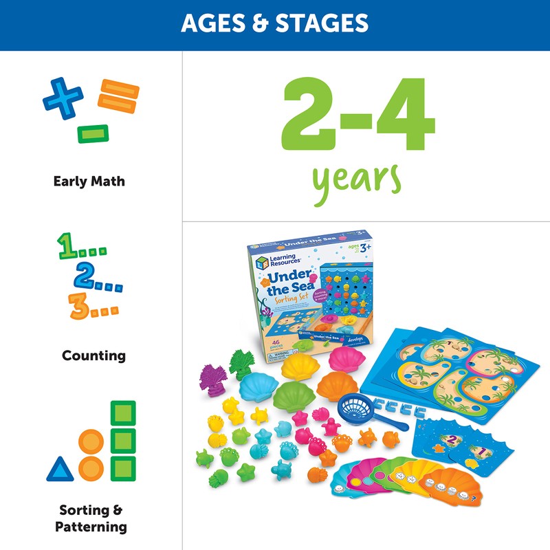 Learning Resources LER5544 Educational Toys, Multi