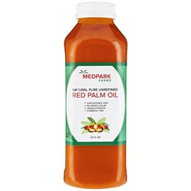 Medpark Farms Africa Red Palm Oil (16 fl oz/500ml) 100% Pure/Natural/Unrefined (PET-BPA FREE Container)