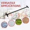 Snow Stake Installation Tool, Heavy Duty Driveway Markers Installation Tool