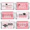 Outus 2025 Graduation Decoration Label Sticker Congrats Mini Candy Bar