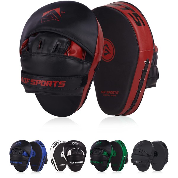 AQF Boxing Pads Hook and jab Mitts Target Punching Focus