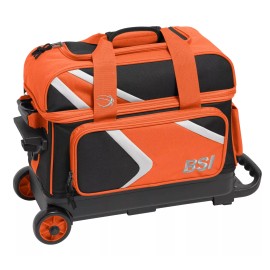 BSI Dash 2 Ball Roller Bowling Bag Orange