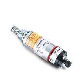 155-4652 Fuel Shut Off Solenoid 1554652 8C-3663 for Caterpillar Engine 3114 3116 3126 Excavator E320B E325B E325C E325CL - 3 Terminals 24VDC