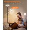 LEPOWER-TEC Bright Floor Lamp, Standing Lamp with Remote & Wall