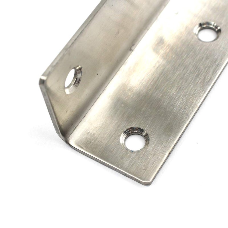 6 Pcs Corner Bracket 304 Stainless Steel L Shape for