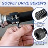 PATIKIL 25 Pcs M6 x 18 mm Hex Socket Head