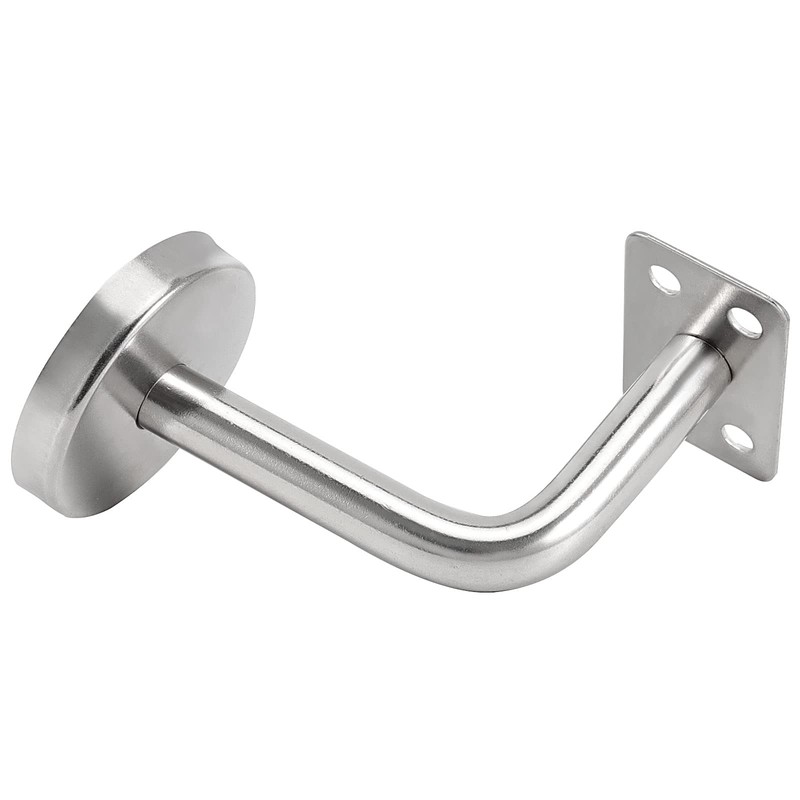 ZOENHOU 6Pack Stainless Steel Handrail Brackets, Flat Handrail Brackets, Stairway