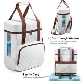 SFYBYHEART Carrying Case Compatible with Baby Brezza Formula Pro Advanced Formula Dispenser Machine Carrying Bag - Baby Formula Mixer Travel Bag with Pockets for Baby Essentials, Pumps, Baby Bottles