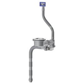 QruiLanTu Single Bowl Kitchen Sink Drain Kit Space Saving Sink Drain Kit Universal Kitchen Sink Drain Pipe 3-1/2inch Kitchen Sink Drain with 304 Stainless Steel Kitchen Sink Drain Basket