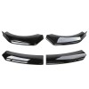 For Benz EClass E250 E350 Gloss Black Front Bumper Lip