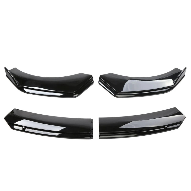 For Benz EClass E250 E350 Gloss Black Front Bumper Lip