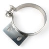 Fits Peterbilt Exhaust Stack 5" Mount Bracket Clamp Chrome 379