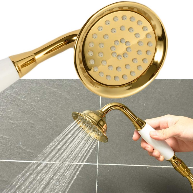 ENGA Vintage Hand-held Shower Rain Sprayer Telephone Shaped Ceramic Shower