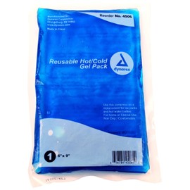 Dynarex 4506 Reusable Hot/Cold Gel Pack, 6" x 9", Pack of 24