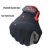 Handlandy Mens Work Gloves Touch screen, Synthetic Leather Utility Breathable