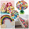 1000 Craft Buttons, Assorted Colours, Round Resin Buttons, Sewing Buttons,