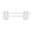 430ml Beer Mug Double Conjoined Beer Glass Drop Resistant Acrylic