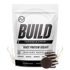 Outwork Nutrition Whey Isolate Protein Powder - Accelerates Muscle Building & Recovery - Low Lactose, Gluten-Free - Post Workout Supplement - Enhanced Protein Synthesis, Cookies & Cream, 1.8lbs