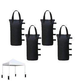 TJHypenete 4Pcs Heavy Duty Canopy Weight Bags, Outdoor Leg Canopy Weights Sand Bags for Pop Up Canopy Tent, Canopy Sandbags Weight Bags for Sun Shelter, Garden Patio Umbrella, Gazebo Tent (15x50 cm)
