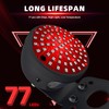 FATECIM 1" Motorcycle LED Brake Tail Light with Bracket, Motorcycle